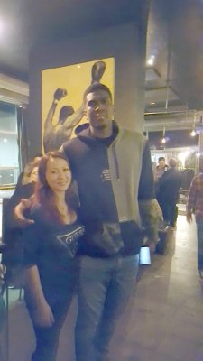 with Kevon Looney