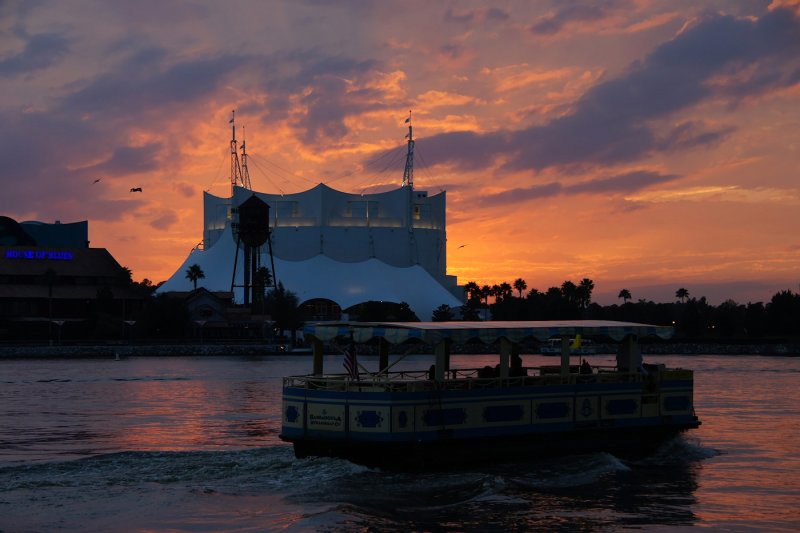 Downtown Disney sunset