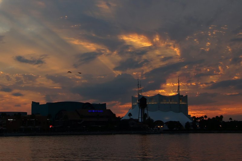 Downtown Disney sunset