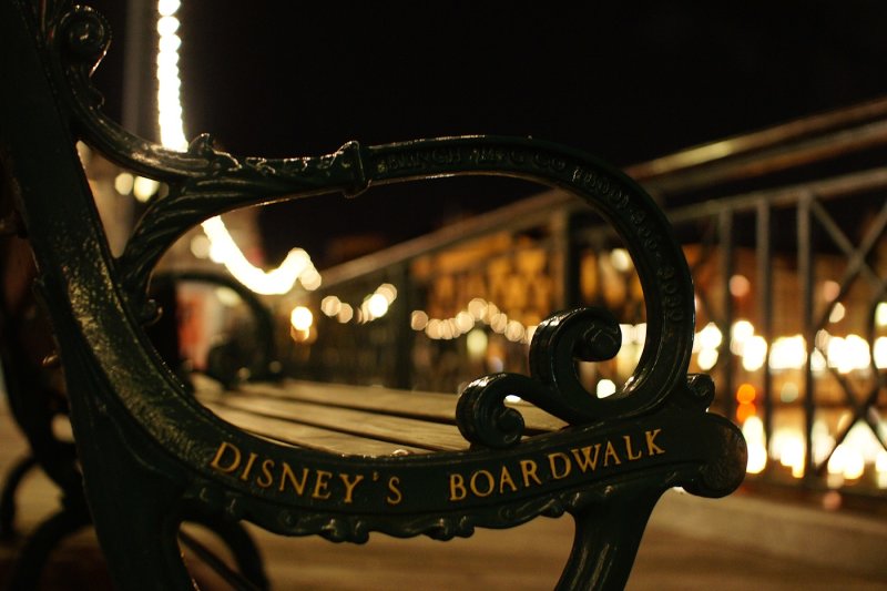 Boardwalk bench