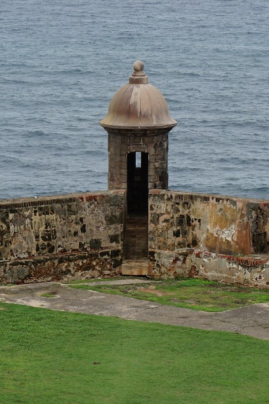 One of the outer garitas of Castillo San Cristobal