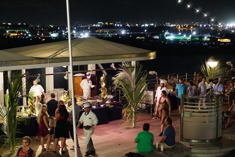 Westerdam deck party in San Juan
