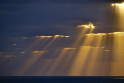 Crepuscular rays abstract patterns