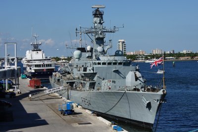 HMS Iron Duke in Port Everglades