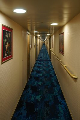 Noordam - Navigation deck starboard hallway