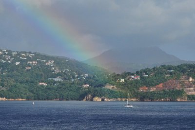 Rainbow in St. Lucia