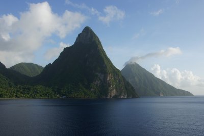 The two Pitons, St. Lucia
