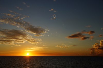 Fantastic Caribbean sunset
