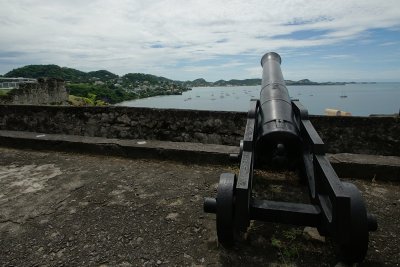 Fort George overlooking the harbor