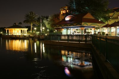 Coronado Springs bar at night