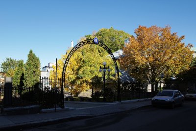 Quebec park in the old town