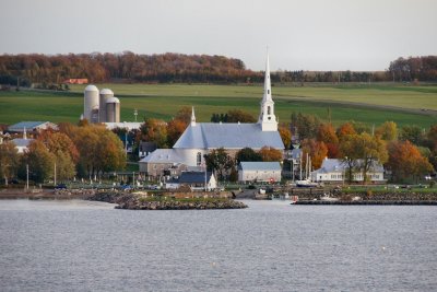 Church by the St. Lawrence river