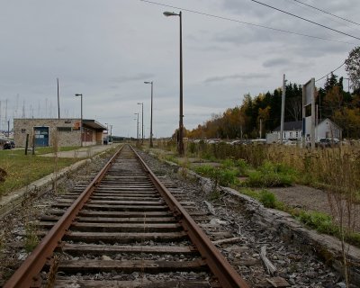 Gaspe rail and station