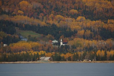 Little Quebec town and fall color