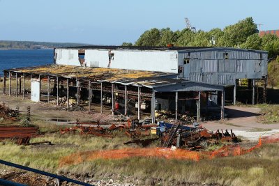 Abandoned building, Sydney waterfront