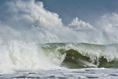 Boca Beach, hurricane Sandy waves