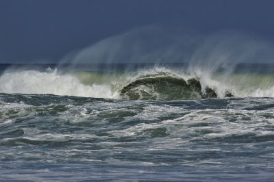 Boca Beach, hurricane Sandy waves