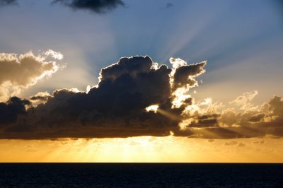 Clouds at sunset