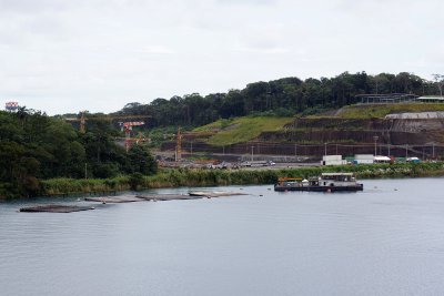 Panama Canal new locks dig area
