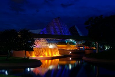 Journey into Imagination at blue hour