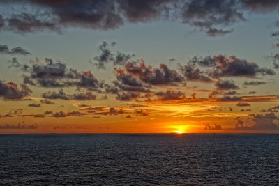 Sunset in the Caribbean, HDR style