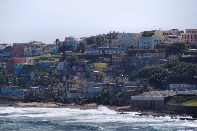 The seedy La Perla district of San Juan