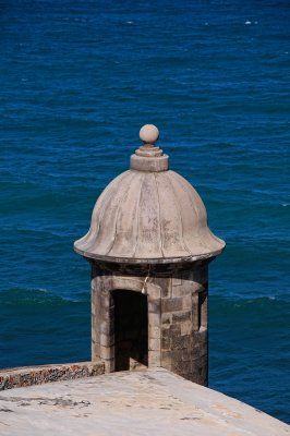 Garita overlooking the sea at El Morro