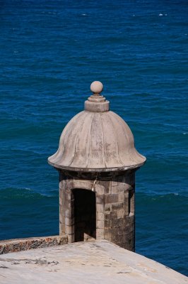 Garita overlooking the sea at El Morro