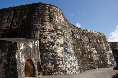 El Morro's thick walls
