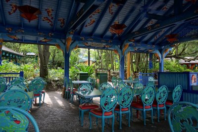 Flame Tree seating pavilion