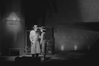 Classic Casablanca scene