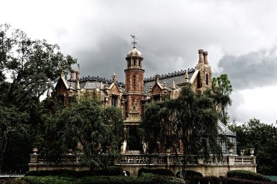 Haunted Mansion bleach processed