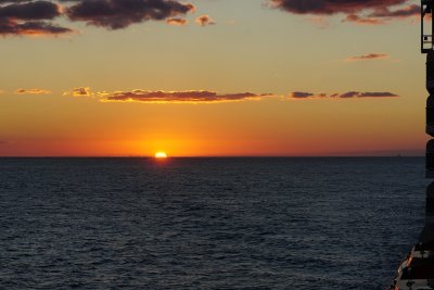 Florida sunset from Eurodam