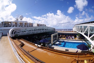 Eurodam pool deck fisheye