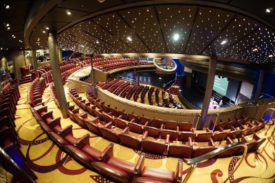 Eurodam Main show lounge fisheye