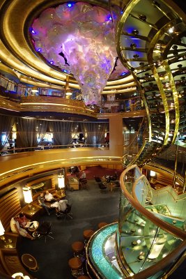 Eurodam Atrium lobby fisheye