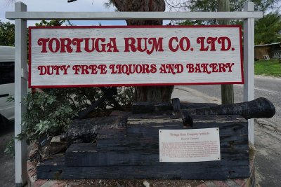 Tortuga Rum Company sign