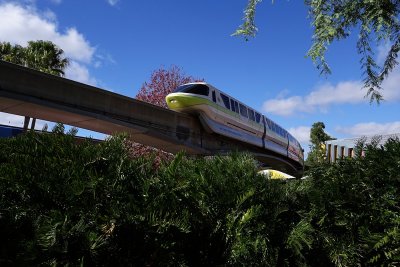 Monorail in Epcot