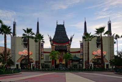 Chinese Theater at sunset