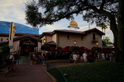 Brown Derby at sunset