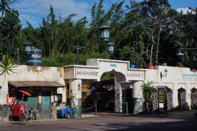 Harambe's market and food court
