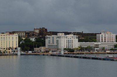 San Juan's port and dock area