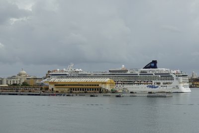 NCL ship at San Juan port