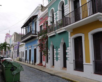 Pastel colored buildings in Old San Juan