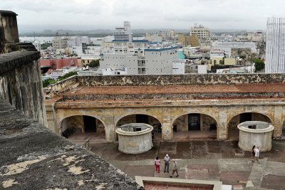 San Cristobal's inside and wells, from top wall