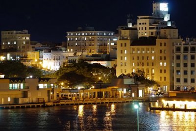 Old San Juan at night