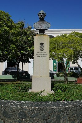 Bust of King Christian IX in Charlotte Amalie