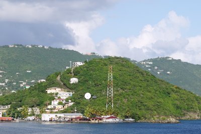 Island in Charlotte Amalie harbor