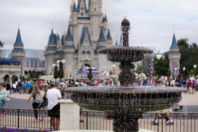 Fountain and castle