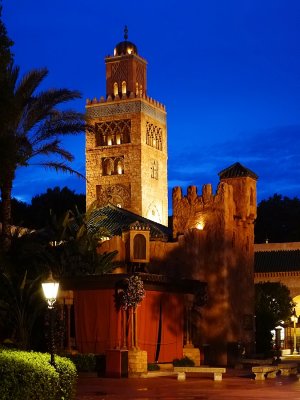 Morocco at blue hour